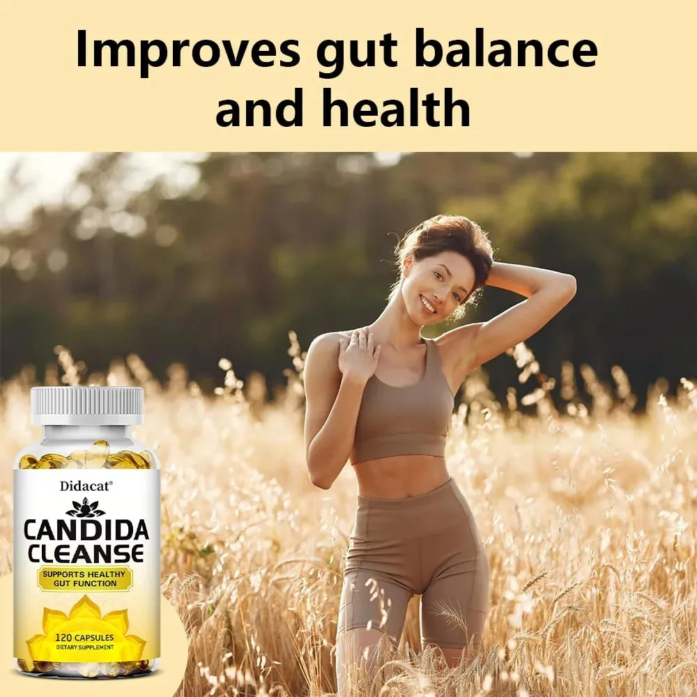 Candida Cleanse Gut Health Supplement - Improves Digestive Comfort Cleanses and Detoxifies Supports The Gut and Colon — image 4