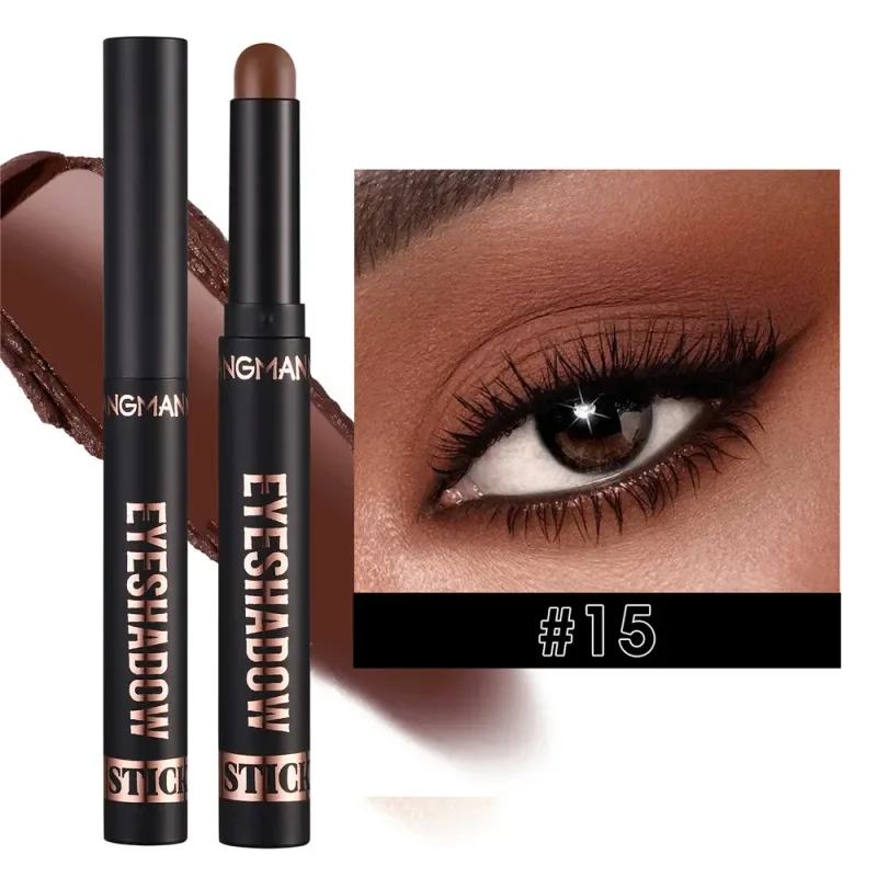 1PC Waterproof Pearlescent Eyeshadow Pencil Stick 8 Colors Lasting Glitter Shimmer Eye Shadow Highlighter Pen Eyes Makeup Tools — image 11