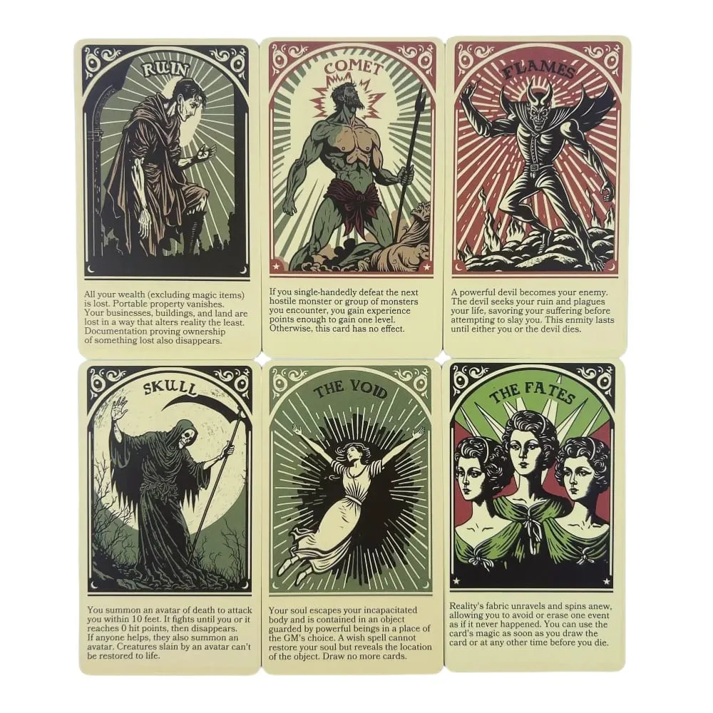 Deck of Many Things Oracle Cards A 22 Tarot English Divination Edition Deck Borad Games — image 4