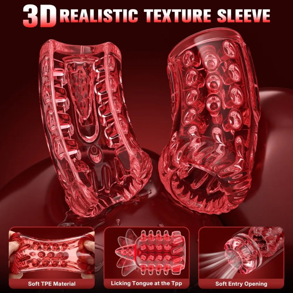 Telescopic Rotation Masturbator Cup Sucking Penis Pump Pocket Pussy Blowjob Sex Toys Stroker Piston Automatic Mastubator for Men