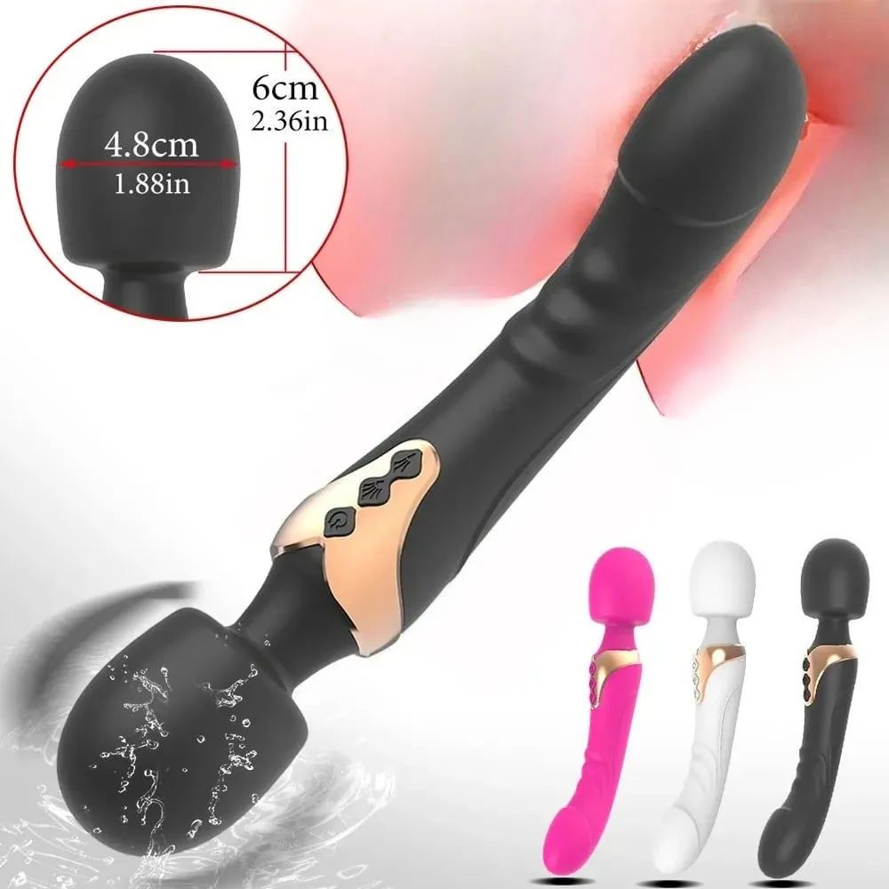 Femmes puissant AV godes vibrateur baguette magique 10 Modes stimulateur de Clitoris G Spot vagin mamelon masseur jouets sexuels pour adultes pour les femmes — image 2
