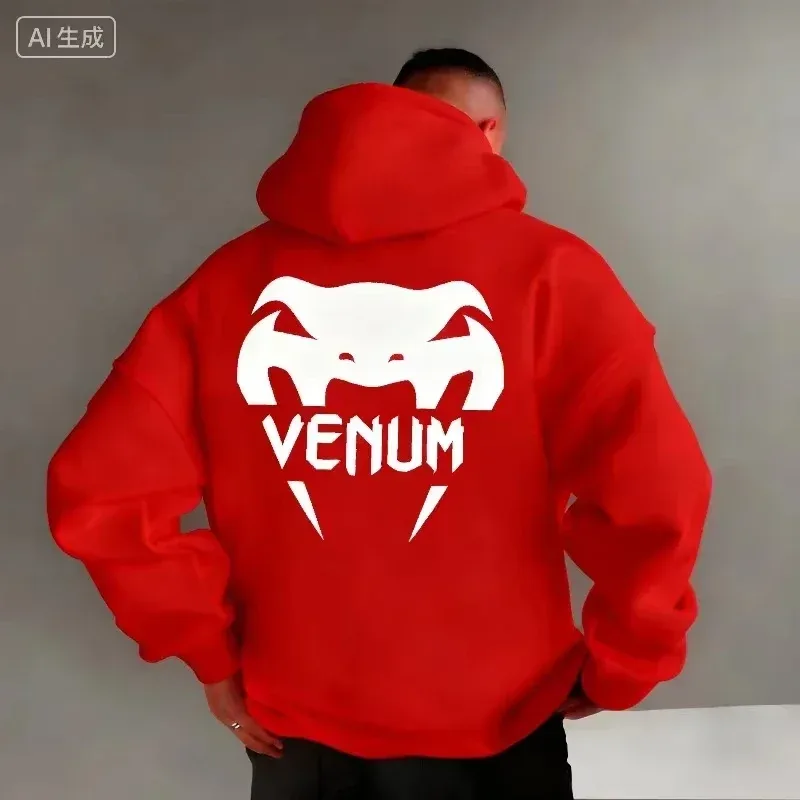 2026 NUEVO NUEVO ¡Nuevo! Sudadera con capucha deportiva de boxeo para hombre UFC, cálida y cómoda, informal, con estampado de moda para otoño e invierno — image 4