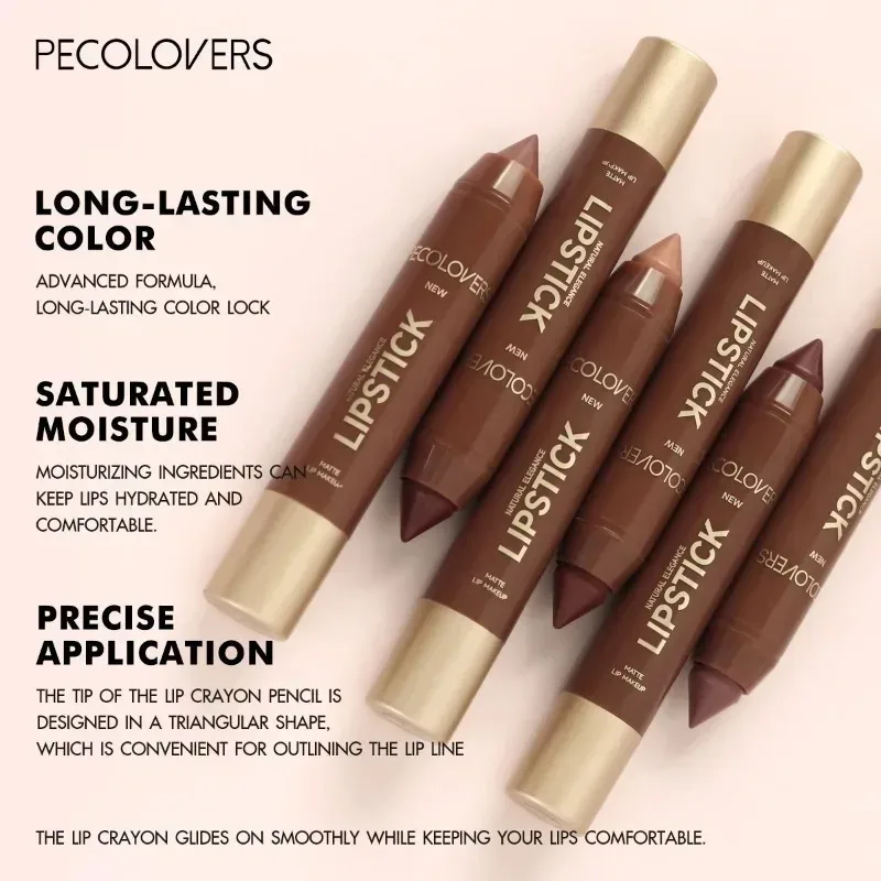 1SET Lip Liner Pencil Set Lip Liner with Lip Gloss Outline Lip Contour Moisturize Lips Full Andarming Lips Lip Makeup