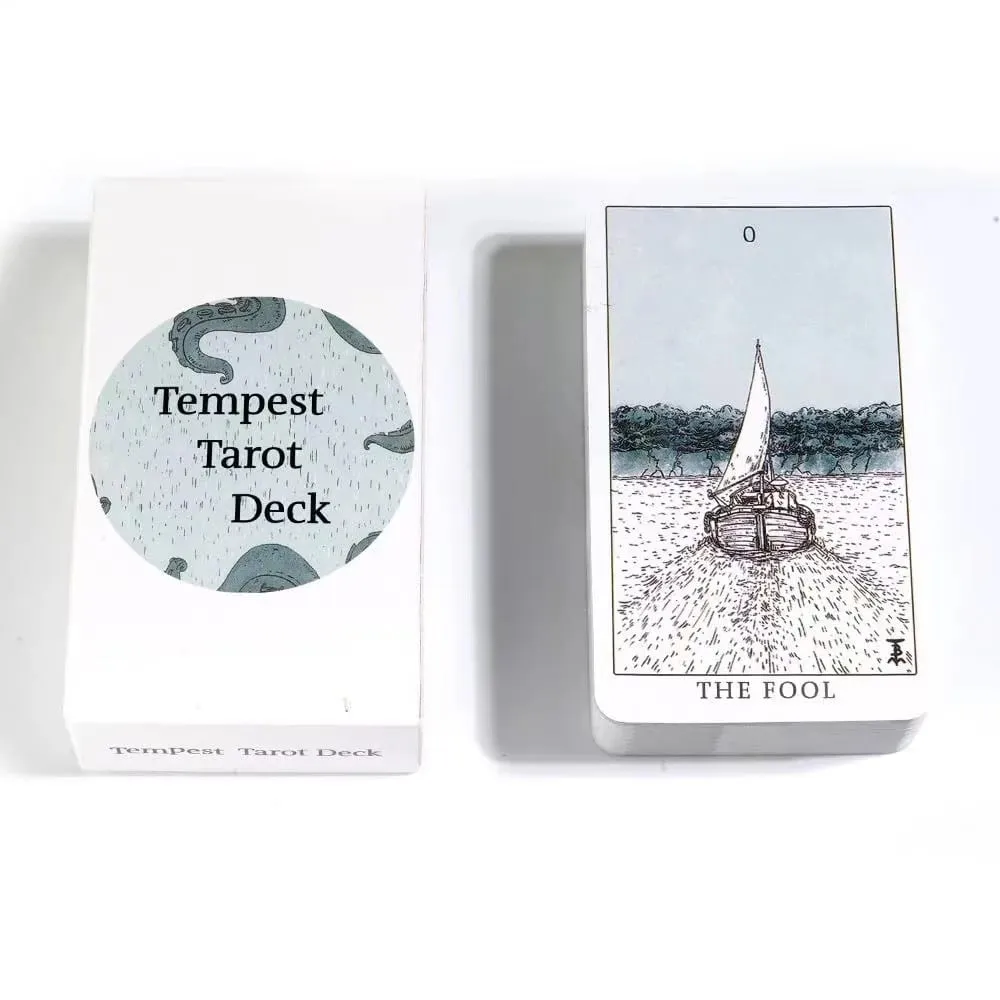 800styles Cat Tempest Tarotové karty Runy Oracle Angel Whisper Cards deskové hry