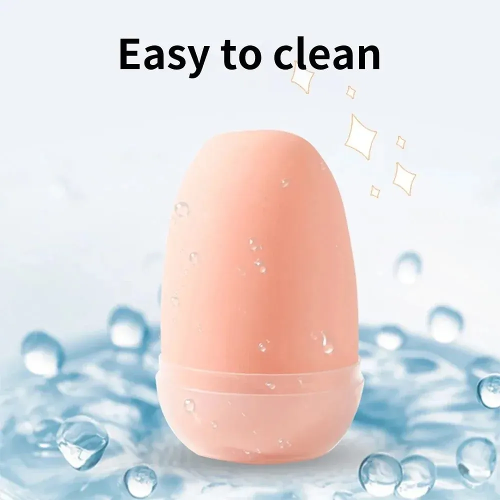 Mini Portable Masturbation Egg Cup Realistic Vagina Beginner Soft Masturbation Cup Penis Massager Stimulator Sex Toys for Man — image 3