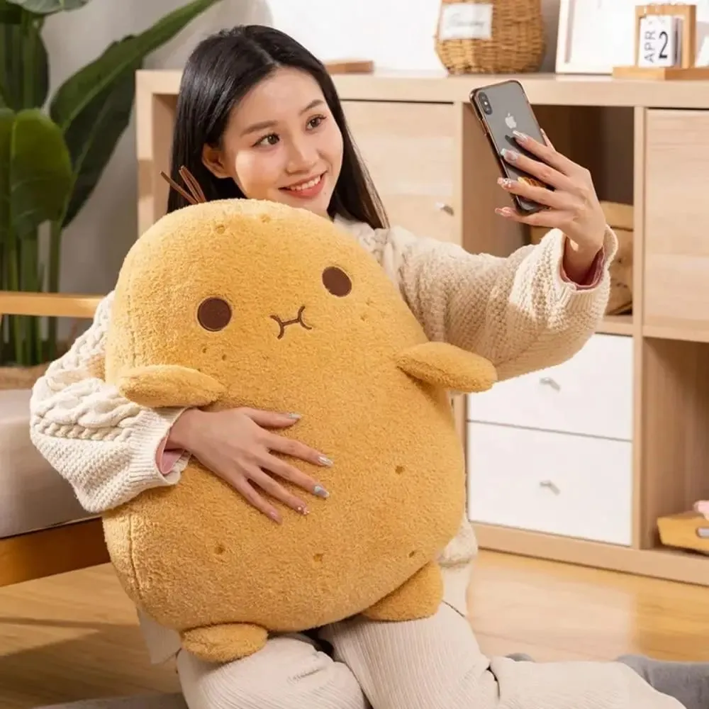PP Pamuk Küçük Patates Peluş Bebek Kabarık Yumuşak Komik Gıda Peluş Bebek Karikatür Peluş Doldurulmuş Bitki Spud Atmak Yastık — image 2