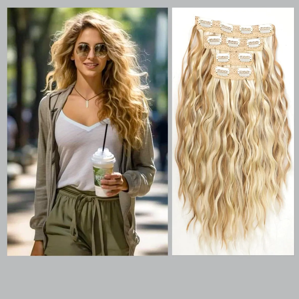 12 inch synthetic women's fashionable wave short roll hair extensions top of the hair extensions hair extensions ponytails — image 6