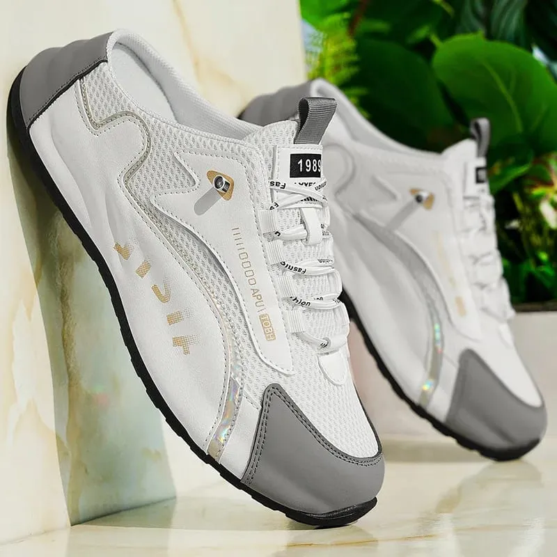 Kaswal na Nakasaradong daliri ng Kalahating tsinelas ng Kalalakihan sa Tag-init Kumportableng Breathable Soft Sole Sneakers Fashion Slip-on na Panlalaking Tennis Shoes 2026 — image 5
