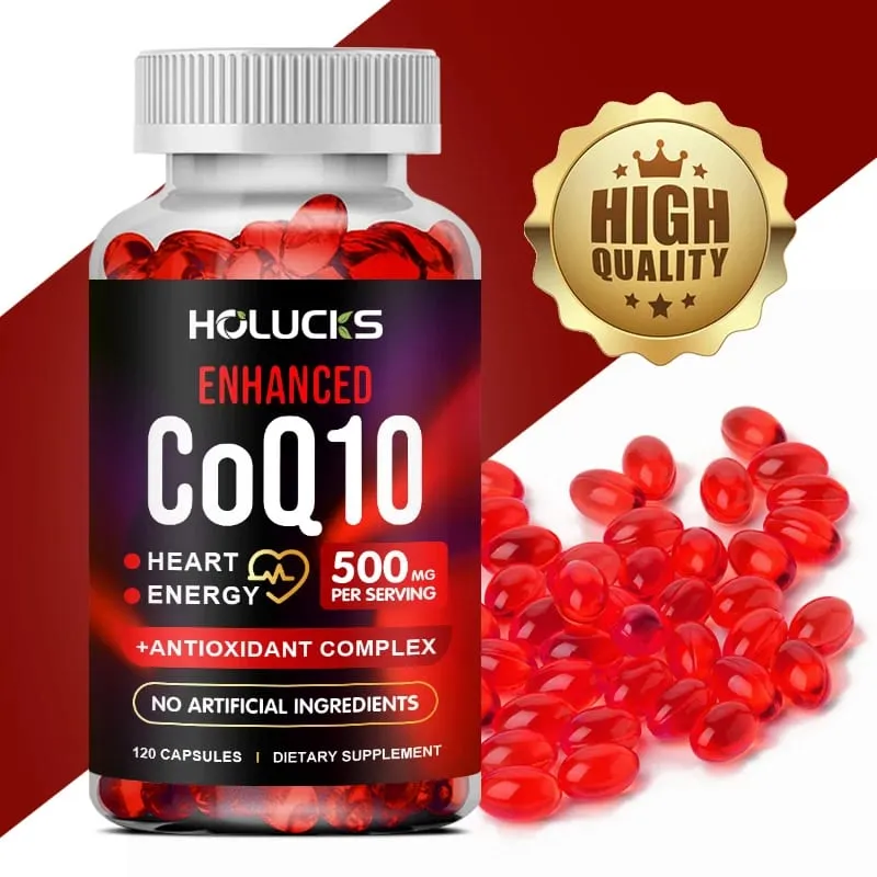 Antioxidant CoQ10 pro kardiovaskulární a srdeční zdraví Podpora imunitní energie a vitality Super vstřebávání Bez GMO — image 1
