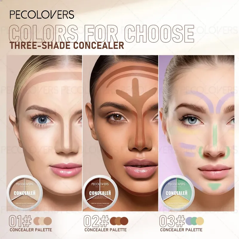 6PCS Face Set Liquid Foundation+concealer+pre Makeup Primer+makeup Tools Perfect Foundation Full Set of Face Cosmetics — image 5