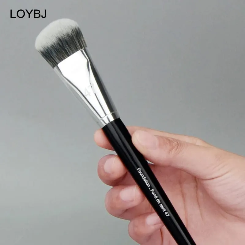 Professional Foundation Brush 47 Broom Head Liquid Foundation Shadow Concealer Brushes Women Face Base Makeup Beauty Tools — image 2
