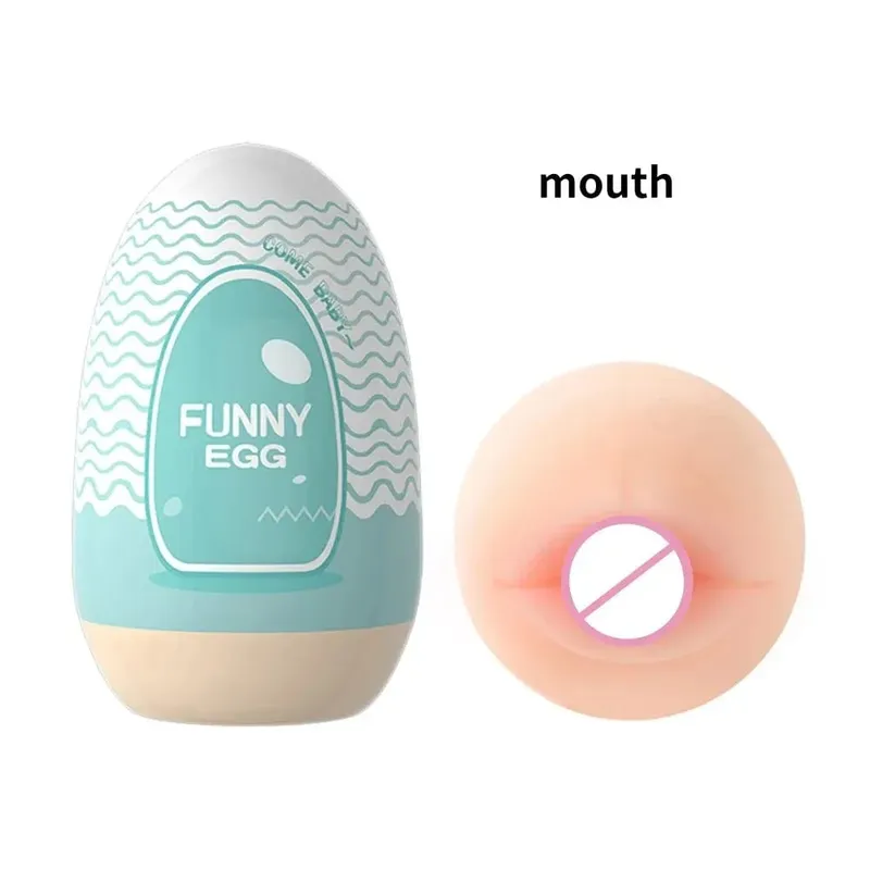 Mini Portable Masturbation Egg Cup Realistic Vagina Beginner Soft Masturbation Cup Penis Massager Stimulator Sex Toys for Man — image 9