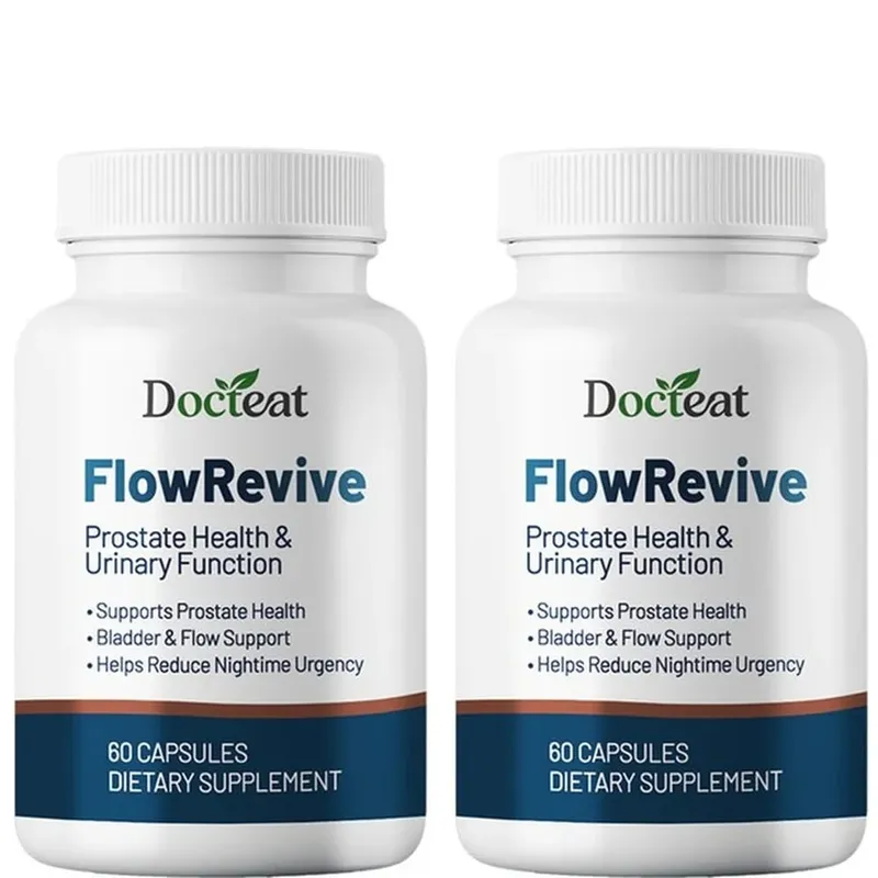 Suplemen Saw Palmetto Prostat untuk Lelaki Kapsul FlowRevive dengan Ekstrak Biji Labu Menyokong Kesihatan Pundi Kencing 60 Kiraan