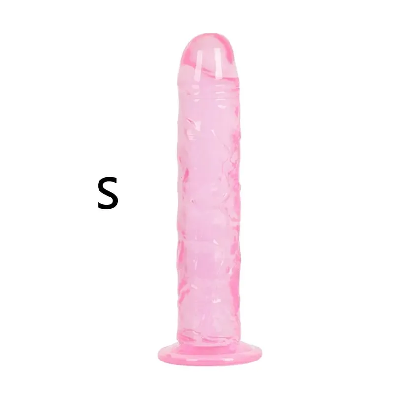KWD Erotic Soft Jelly Dildo Anal Butt Plug Realistic Strong Suction Cup Adult Toys G-spot Orgasm Big Penis Sex Toys For Woman — image 14
