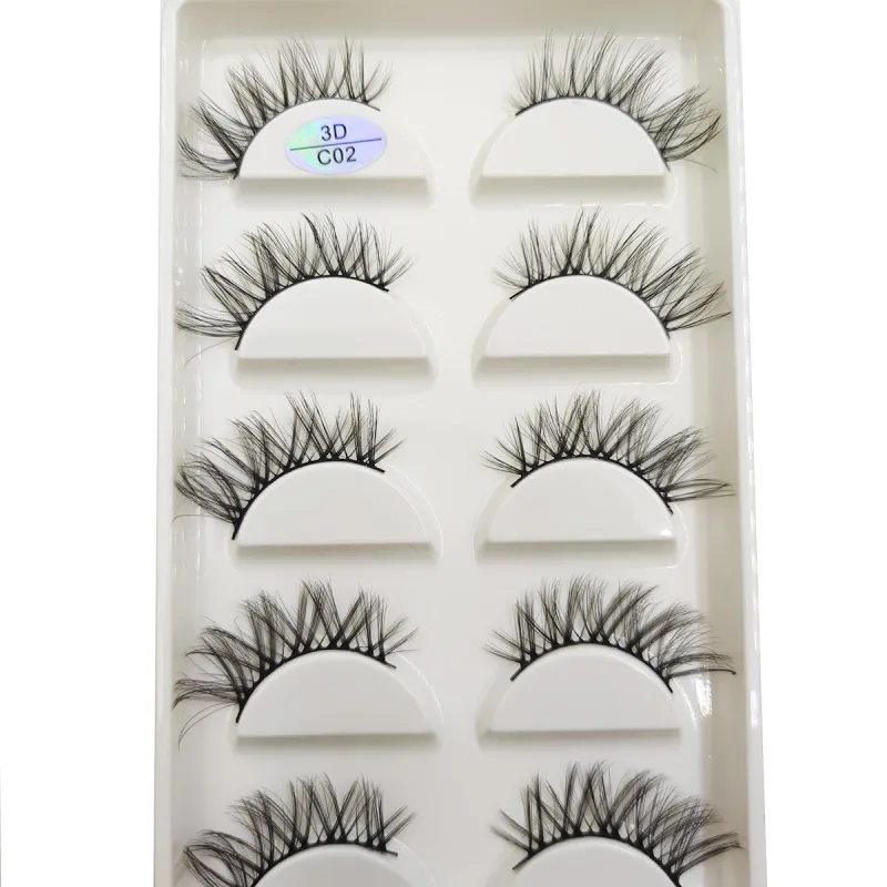 15 Style 5 Pairs 3D Eyelashes Natural False Eye Lashes Thick Faux Mink Lashes Soft Fake Eyelash Wispy Makeup Cilios — image 18