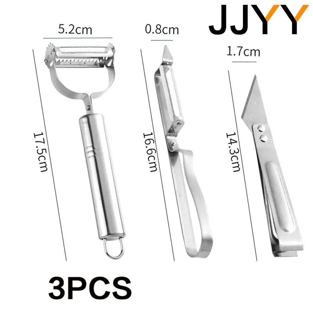 High quality stainless steel potato cucumber carrot grater kitchen multifunctional vegetable fruit peeler vegetable slicer — image 7