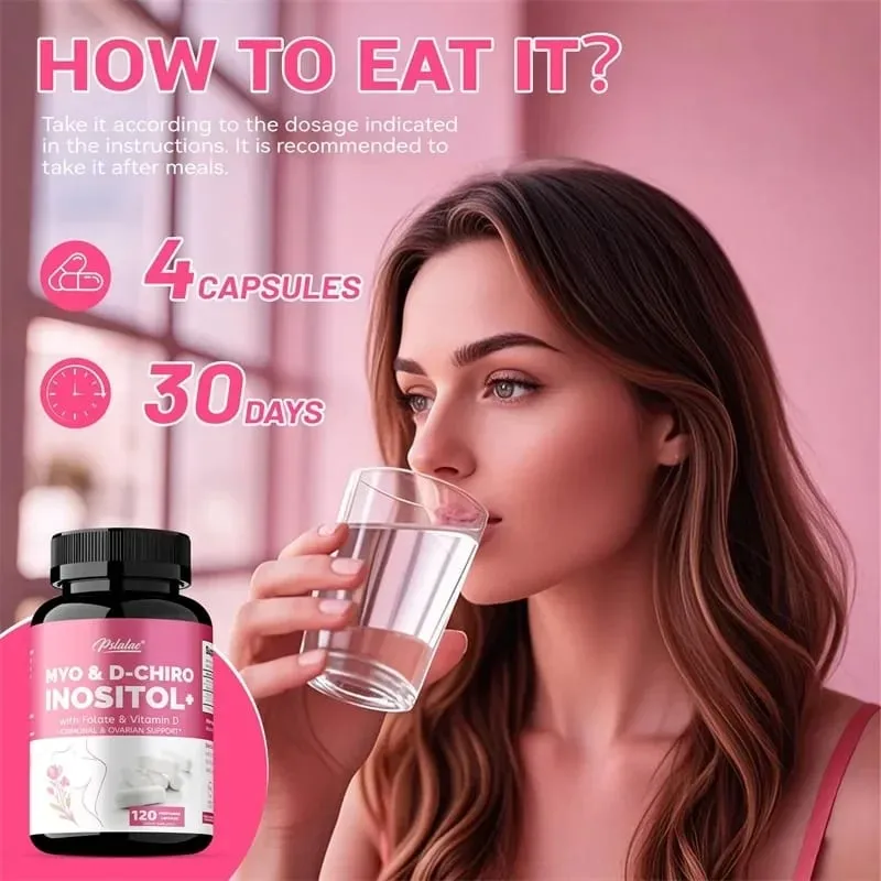 MYO & D-CHIRO INOSITOL - Supports Hormone Balance Healthy Cycles Female Ovarian Health and Boosts The Immune SystemSupplement