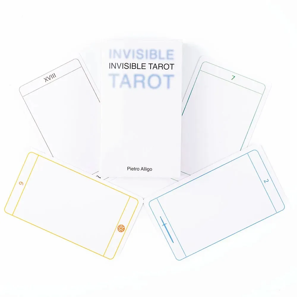 Invisible Tarot 78 Blank Cards Create Your Own Tarot Deck Fate Divination FortuneTelling Card Games Party Board Game 10.3*6cm — image 5
