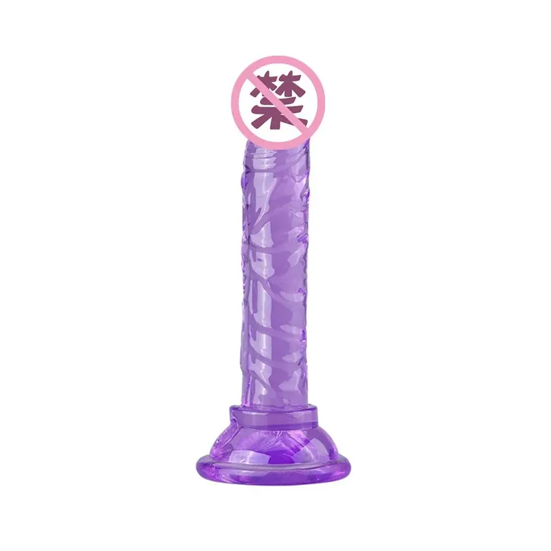 Female Masturbator Silicone Dildo with Suction Cup Realistic Dick Insertion G-Spot Orgasm Gay Anal Butt Plug BDSM Sex Toy — image 8