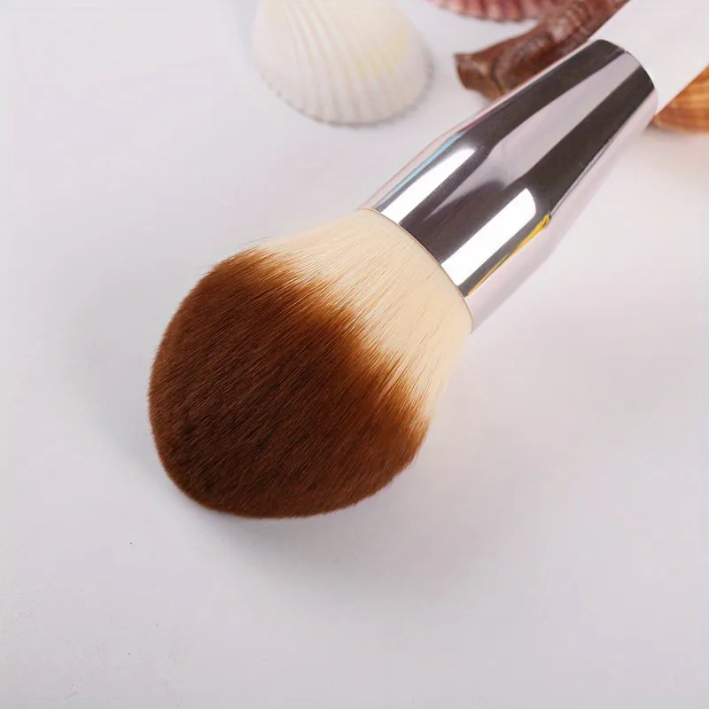 Big Size Powder Makeup Brushes Quick Powder Contour White Handle Synthetic Hair Make Up Brush Beauty Tools Cosmetics