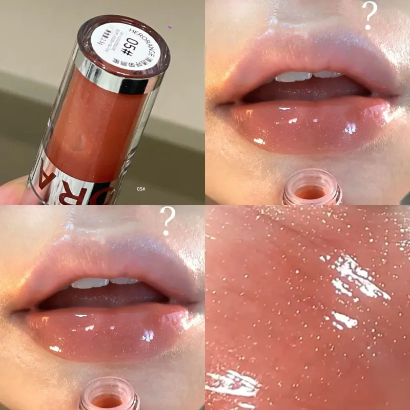 Herorange Clear Breathable Mirror Lip Gloss Moisturizing Water Shine Long Lasting Lip Glaze Daily Youth Cross-Border Cosmetics — image 6