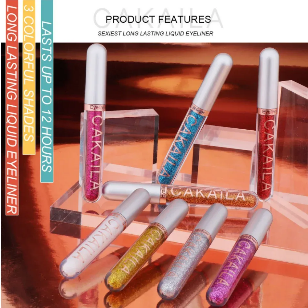 8-Color Set Waterproof Eyeliner Pens Long-lasting Glitter & Colored Eye Makeup Cosmetics Beauty Matte Eye Liner Pencil Kit — image 4