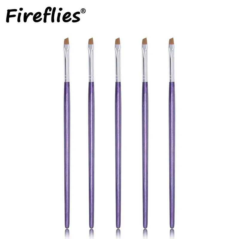 2/5/10PCS Upgrade Blade Eyeliner Brush Ultra Thin Flat Fine Eye Liner Makeup Brushes Flat Eyeliner Brush Eyebrow Make Up Tool — image 9