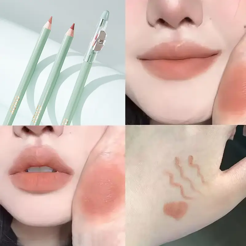 Matte Lipliner Pencil Waterproof Plumping Stain Lipstick Natural Nude Pink Lip Liner Pro Outline The Lips Contour Makeup — image 2