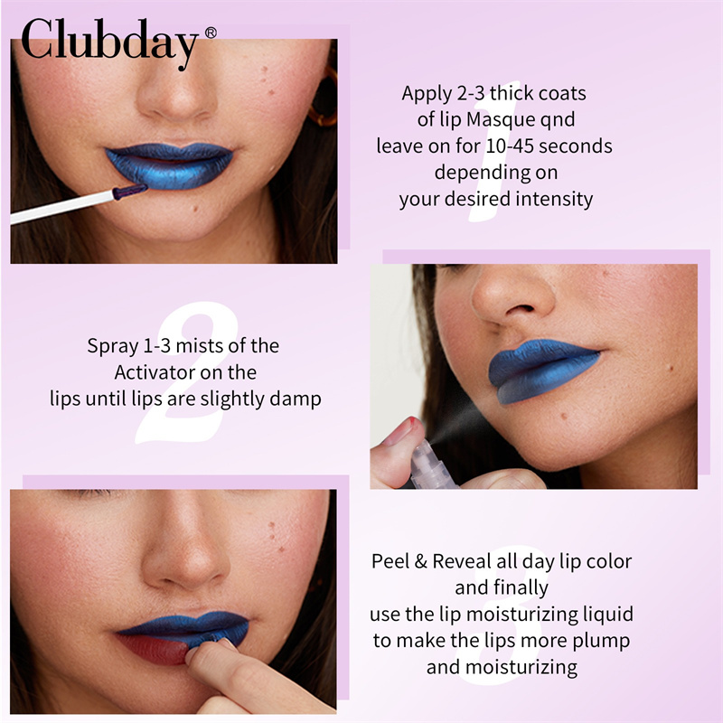 Waterproof Peel-off Lipgloss Matte Lip Tinted Long Lasting Lipstick Lip Glaze Makeup Beauty Sexy Red Tear-off Lip Stain Cosmetic