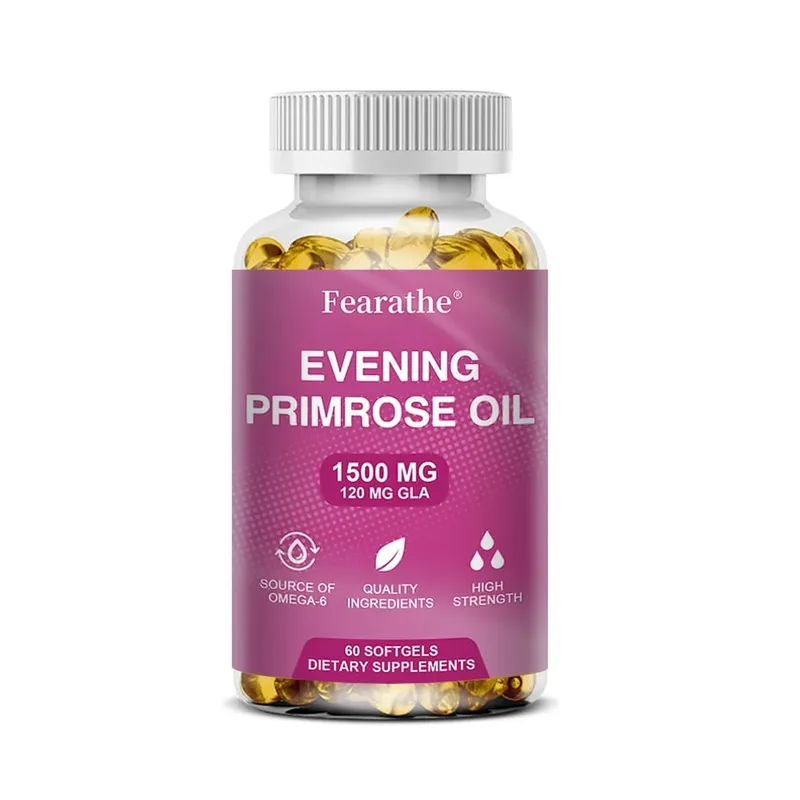 Evening Primrose Oil Supplement Capsules 1500 Mg * 120 Capsules - Supports Hormonal Balance