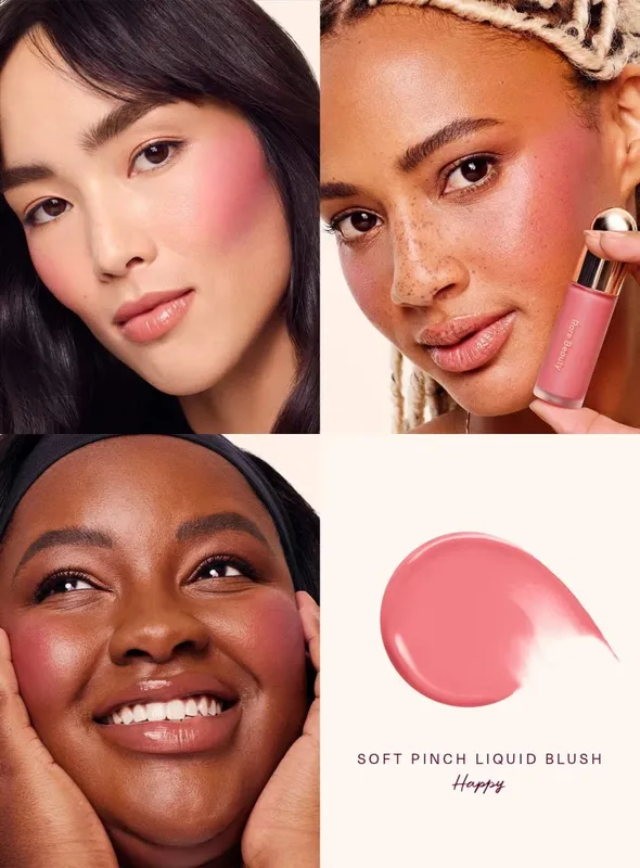 Rare Beauty Soft Pinch Tinted Lip Oil Stain Lip Gloss Delight Hope Happy Wonder Liquid Blush Makeup Cosmetics Face Eye Blusher — image 14