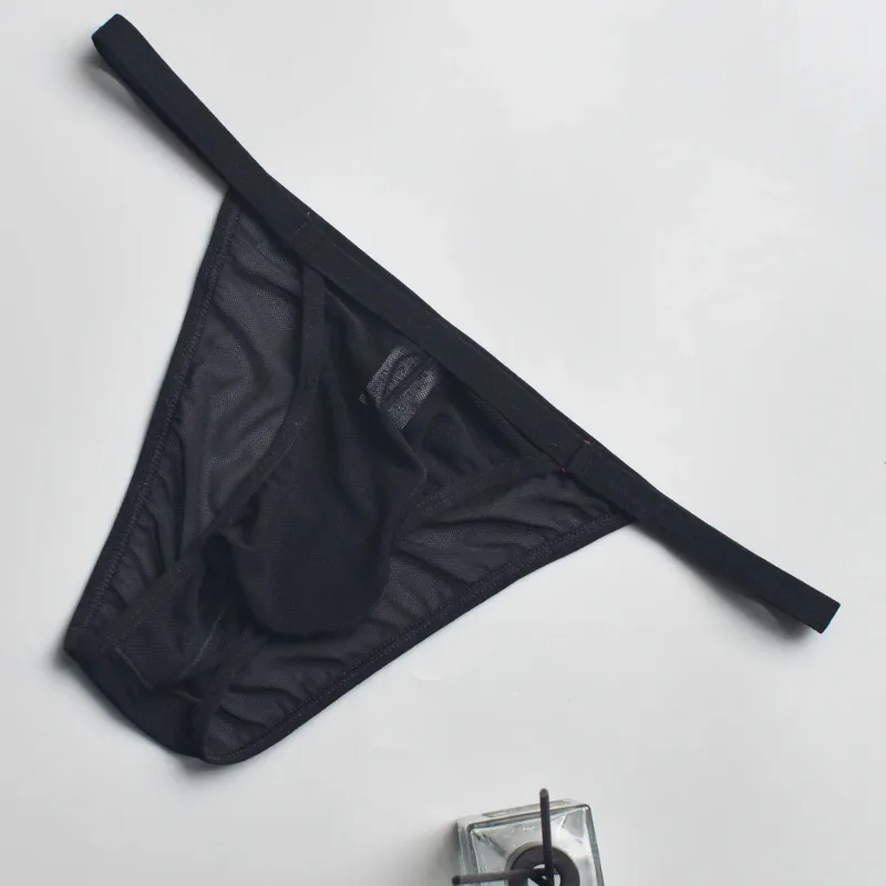 Men's Mesh Briefs Slip Sexy Men Underwear U Pouch Breathable Man Underpants Cuecas Masculinas Quick Dry Gay Bikini Sissy Panties — image 11