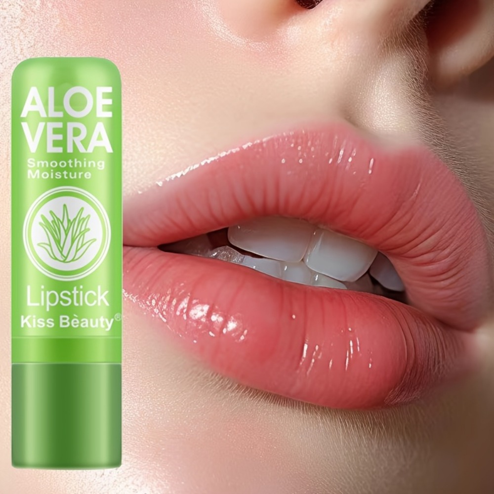 Aloe Vera Color-Changing Lipstick Long-Lasting Moisturizing Temperature-Activated Lip Balm Fade-Resistant Nourishing Lip CareSet