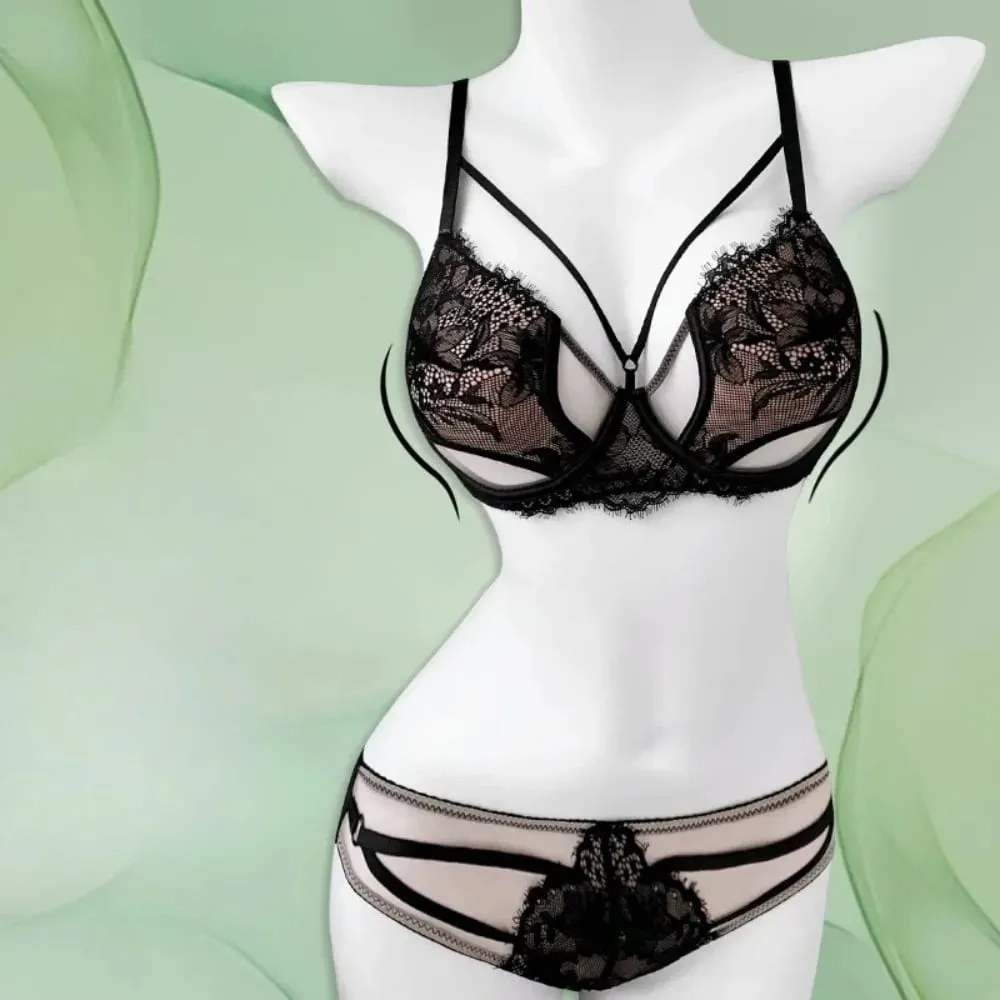 1. BANERDANNI Sexy Pure Desire Bra Set Big Bust Minimizer Push Up Side Support Anti Sagging Anti‑widening Lingerie Hot Sale Best — image 7