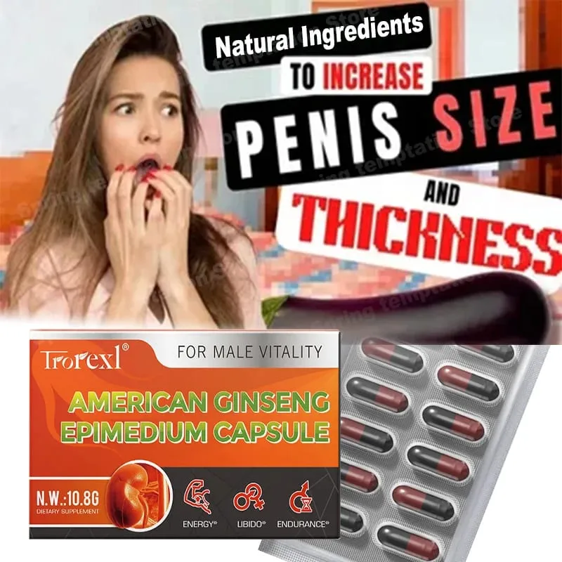 Organic Epimedium Ginseng Capsule Supports Reproductive Health Natural Energizer — image 2
