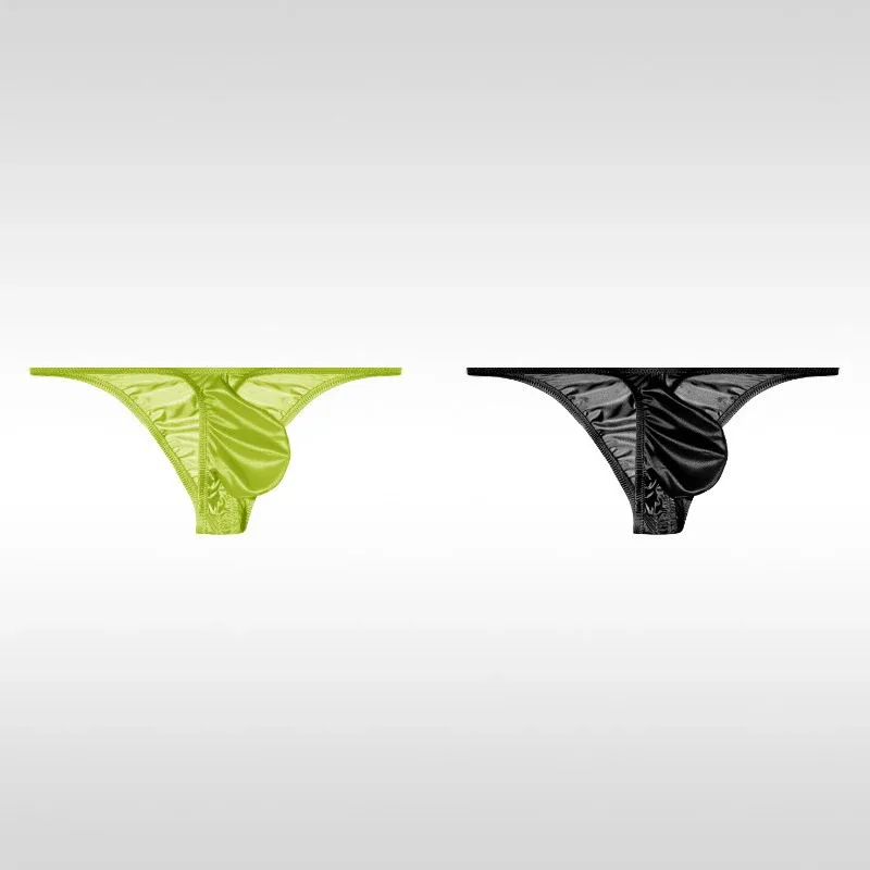 Men's Underwear Ice Silk Low Rise Sexy Bikini Briefs — image 38