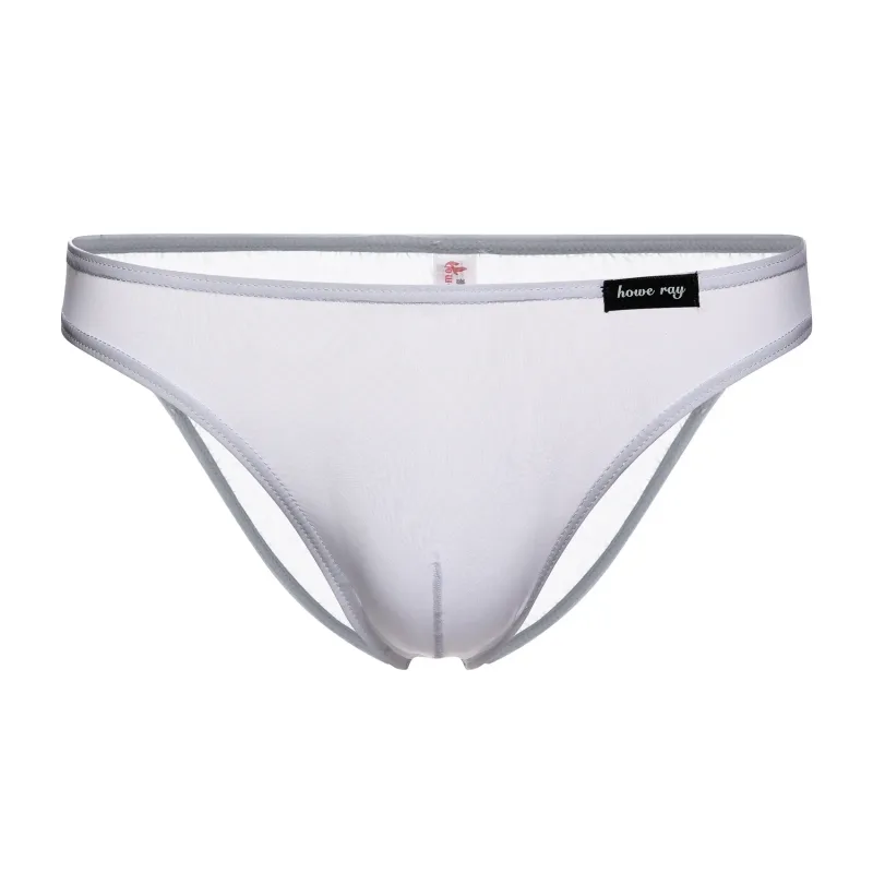 Ice Silk Seamless Briefs Man Bulge Pouch Underwear Sexy Translucent Panties Male Breathable Comfy Underpants Summer Lingerie — image 12