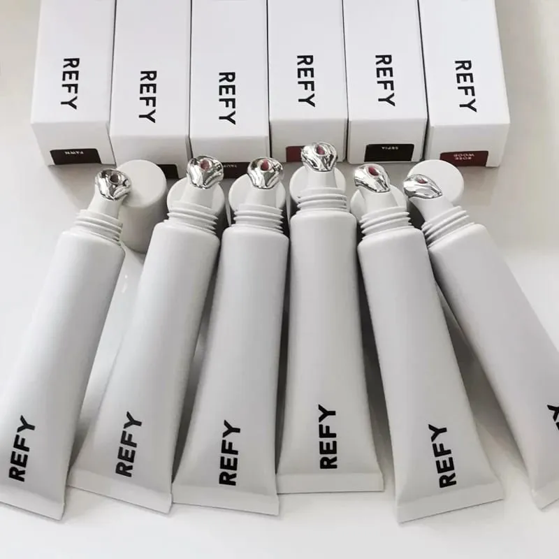 Refy Metal Tip Lip Glaze Lasting Nourishing Hydrating Lip Gloss Lipstick Makeup Cosmetics Rosewood Blush Taupe Fawn Dusk Sepia — image 3