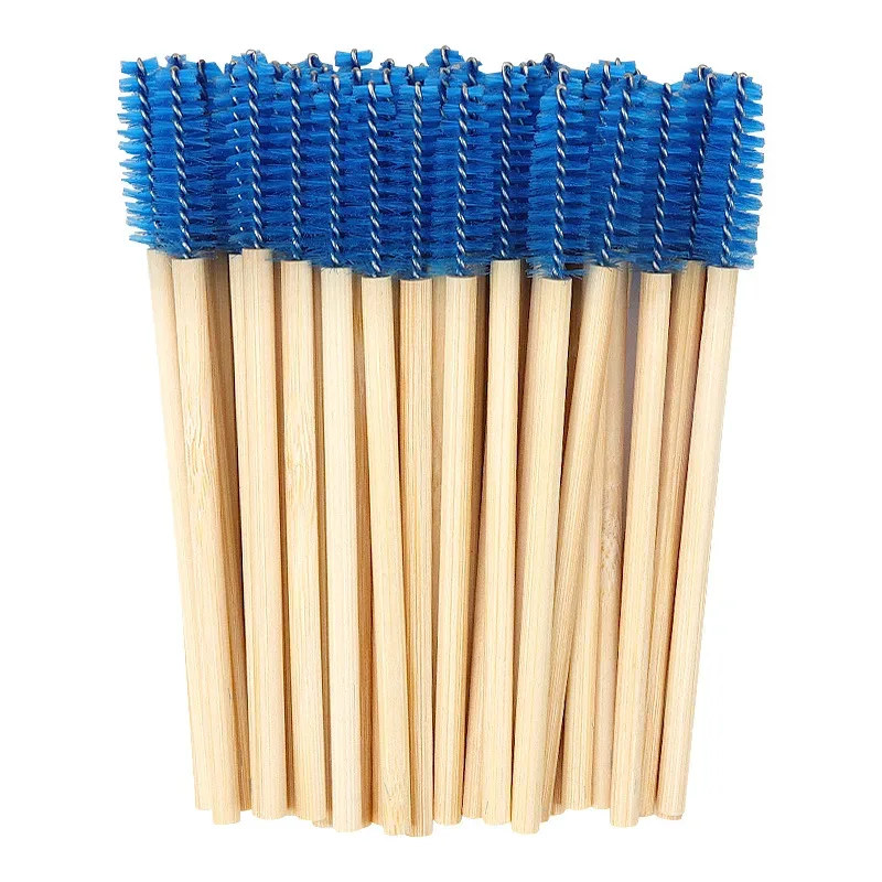 Wooden Makeup Mascara Brushes Wand Disposable Cosmetic Makeup Eyebrow Brush Applicator Eyelash Extension Cosmetic Brushes Tools — image 9