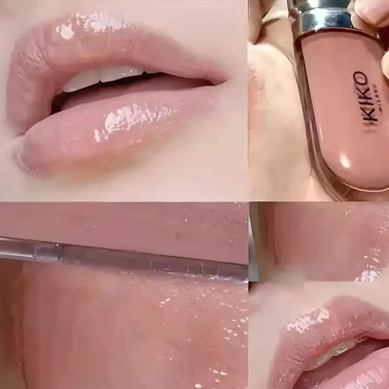 Fashion Kiko 3D Hydra Lip Gloss Colorfast Waterproof Long-lasting Moisturizing Shimmer Makeup Lip Gloss Lady Nature Lip Makeup — image 5