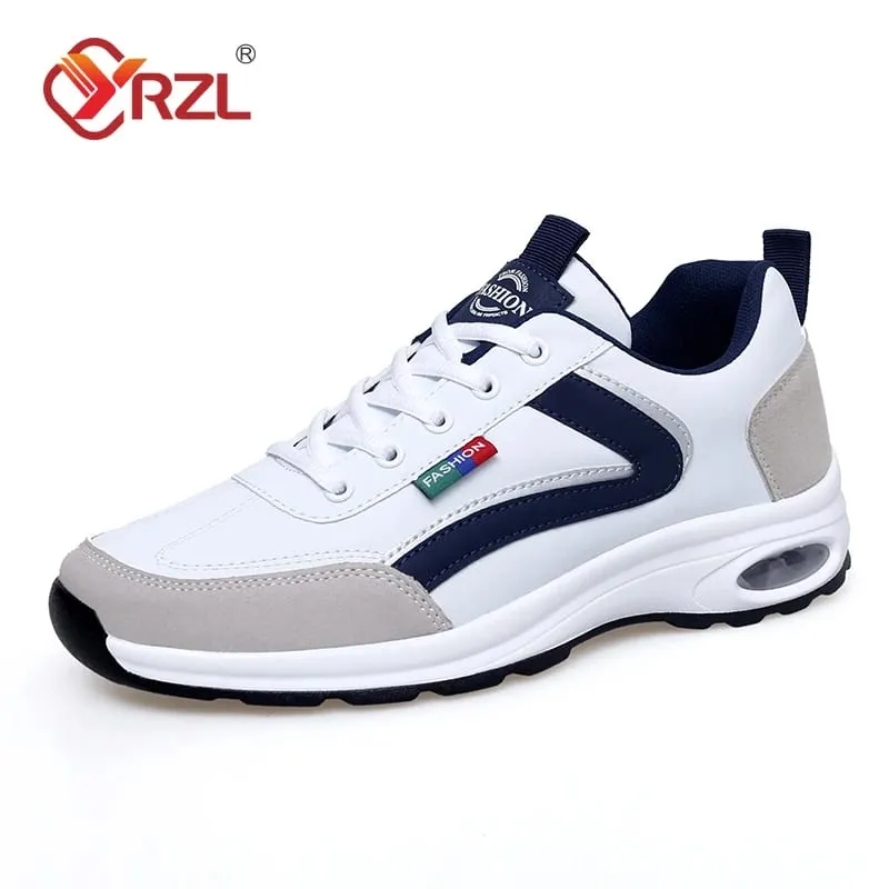 Men Shoes Spring Autumn Waterproof Walking White Sneakers Man Leather Sports Shoes Non-Slip Footwear Tennis for Men — image 1
