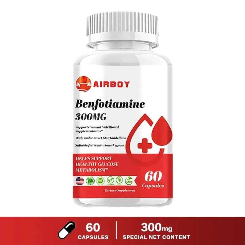 Benfotiamine - Helps Maintain Healthy Glucose Metabolism and Supports Nervous System HealthSupplements