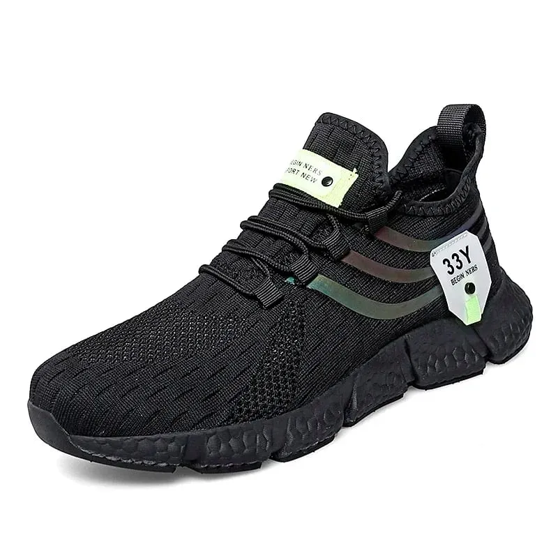 Men's Sneakers Mesh Breathable Running Shoes Male Light Non-slip Classic Sports Casual White Shoes Women Couple Tenis Masculino — image 8