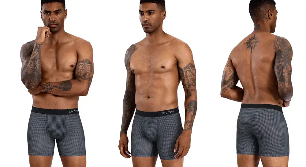4pcs Brand Men's Panties New Man Boxer Shorts Polyester Male Slip Underpants Sexy Mens Underwear Gift — image 4