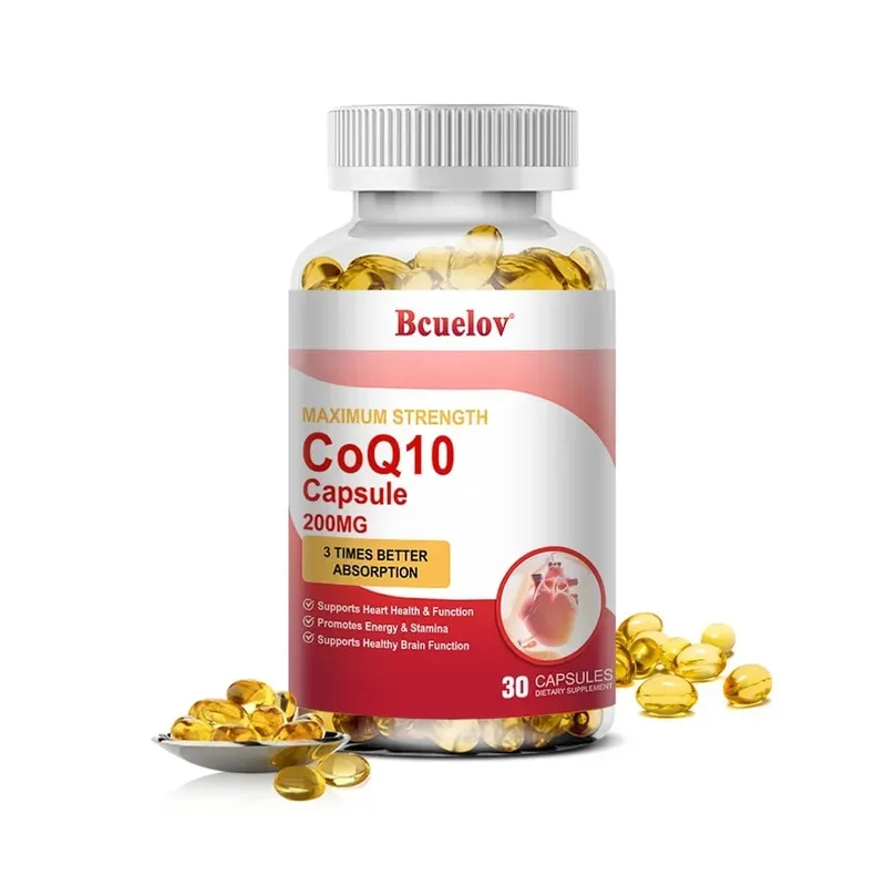 CoQ10 200 mg měkké gely – 3x lepší vstřebatelný antioxidant pro zdraví srdce a produkci energie Koenzym Q10 doplňky stravy — image 8