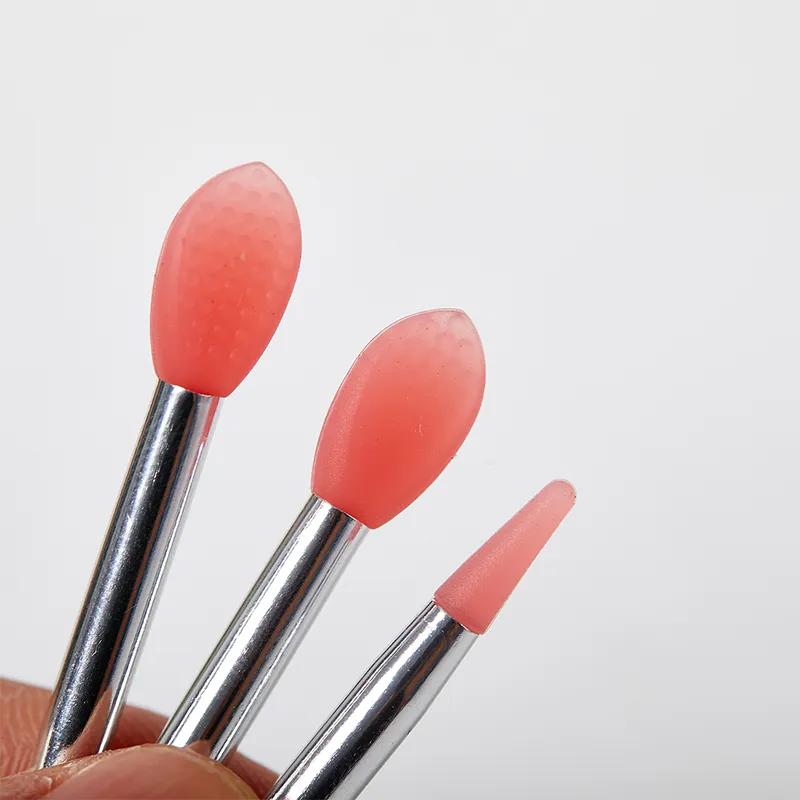 3PCS Silicone Lip Balms Lip Mask Brush With Sucker Dust Cover Lipstick Cosmetic Makeup Brushes Lipstick Brush Storage Box — image 6