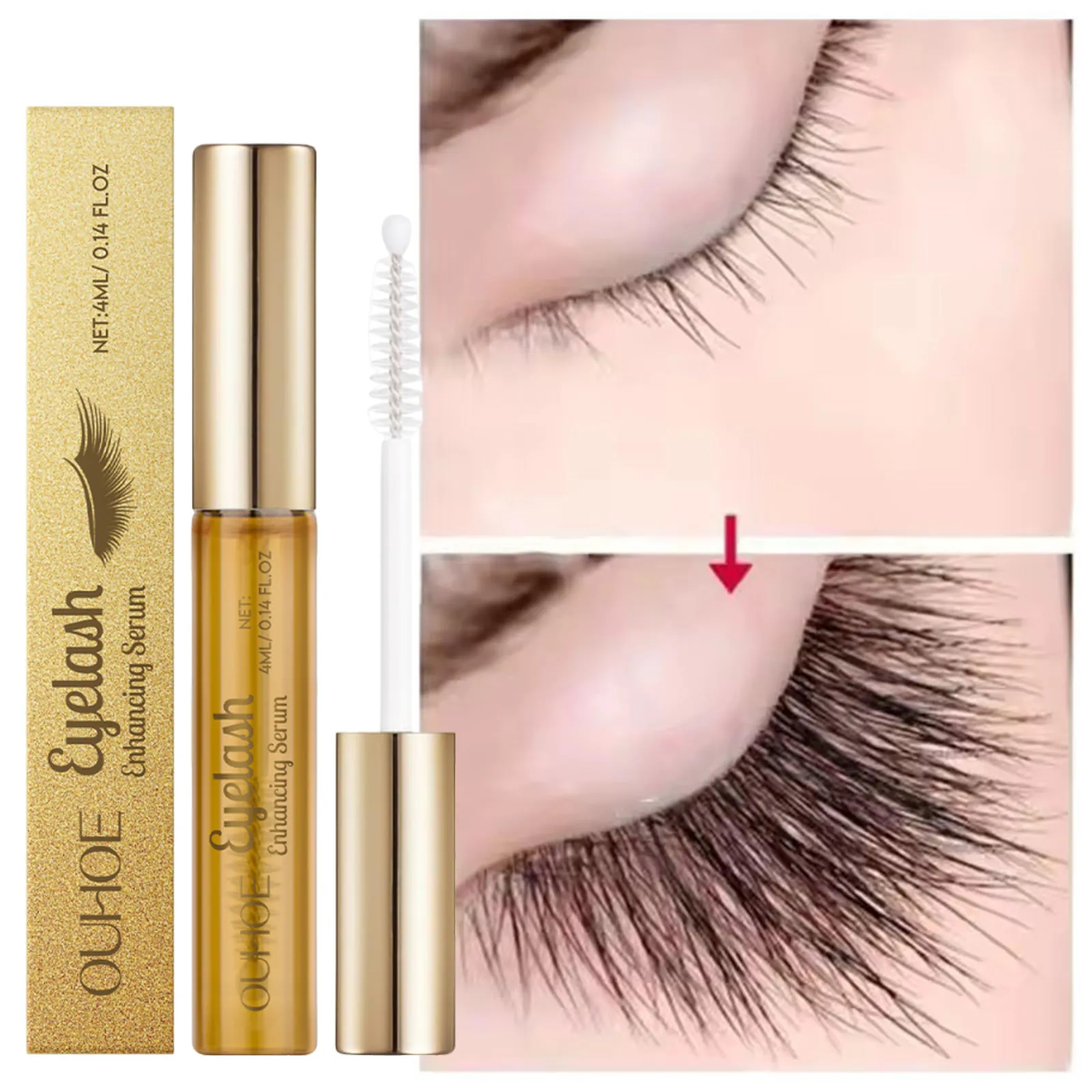 Natural Eyelash Growth Serum 7 Days Eyelash Enhancer Longer Liquid Fuller Thicker Curling Lash Treatment Eye Care Product Makeup — image 4