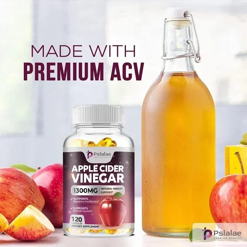Apple Cider Vinegar - Fat Burner Natural Detox and Cleanse Energy Support Supplement — image 6