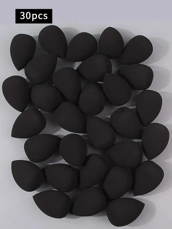 Multi-Specification Best-Selling Black Makeup Sponge Beauty Egg Set High Resilience and No Powder Sticking Facial Makeup Tools
