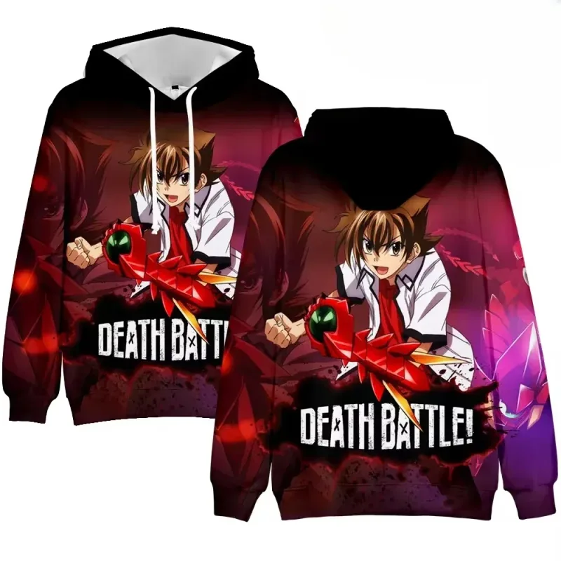 Hot High School DxD Rias Gremory Merch Hoodies Pullovers Women Men Fashion Casual HipHop Sweatshirts Long Sleeve Sweatshirts — image 3